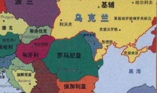 乌克兰地图各州位置